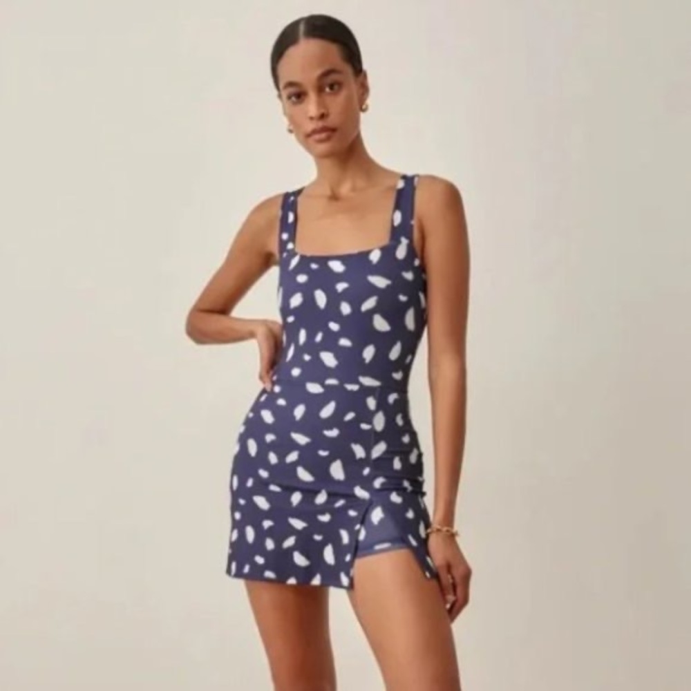 REFORMATION NWT Daria Ecomove Active Dress in Splatter SZ XS